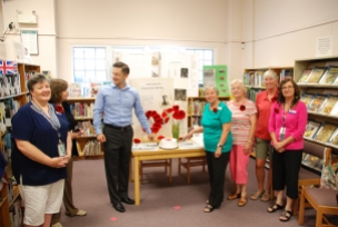 North Gower-Kars knitters with MP Pierre Poilievre